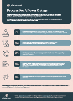 Process for a power outage