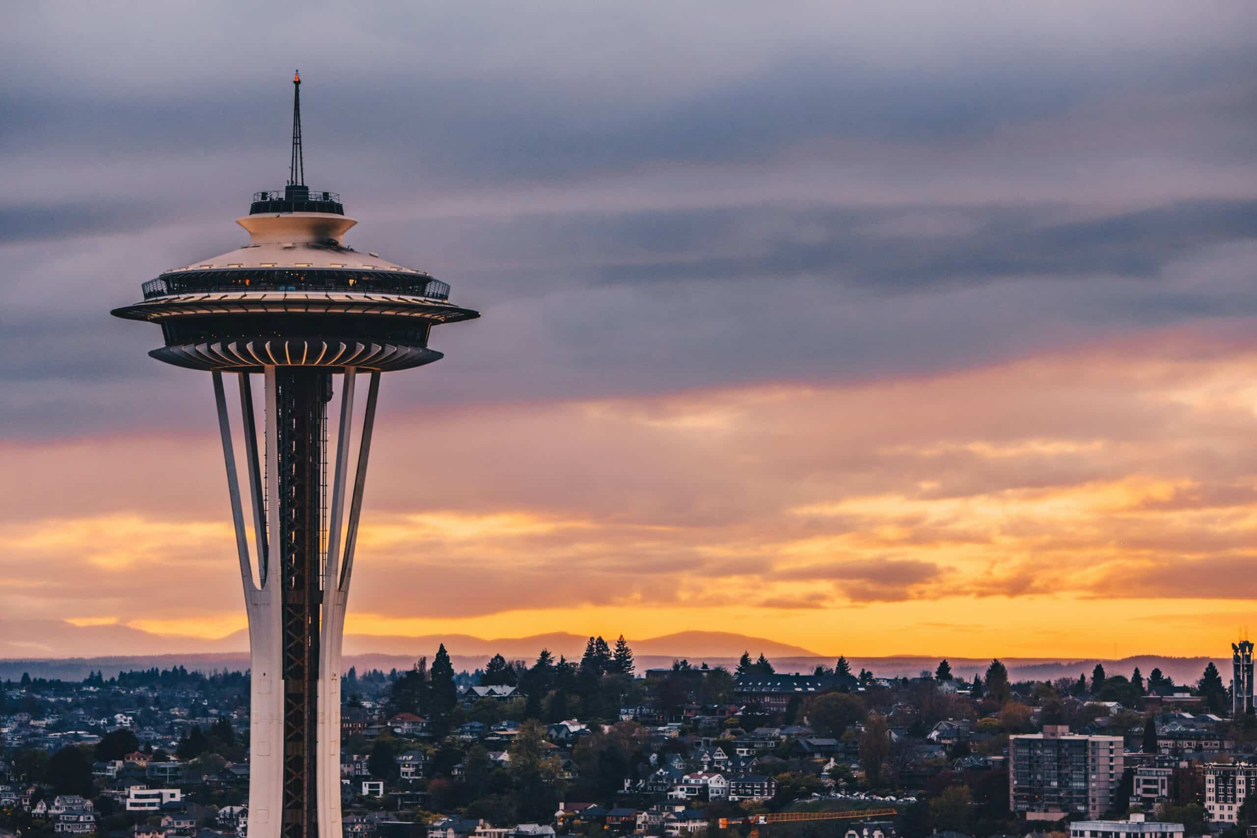 The Sky Needle in Seattle, Washington