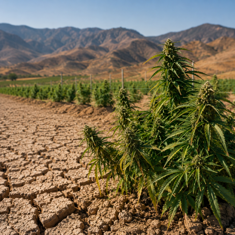 Cannabis Drought Risk Management in the 2026 National Drought